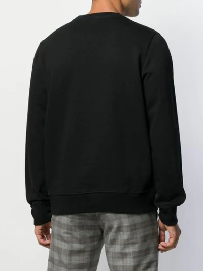 Shop Ps By Paul Smith Zebra Embroidered Sweatshirt In Black
