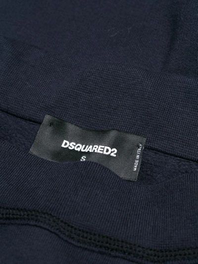 Shop Dsquared2 Icon Track Pants In Blue