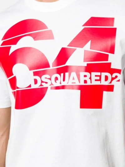 Shop Dsquared2 Logo Print T In White