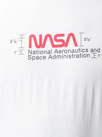 Shop Heron Preston Nasa Print T-shirt In White