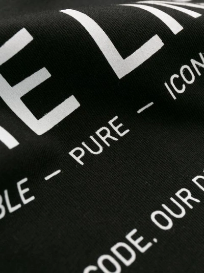 Shop Les Hommes Urban Logo Print T-shirt In Black