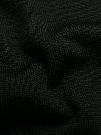 Shop Andrea Ya'aqov Turtle Neck Jumper In Black