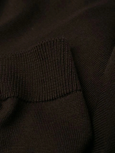 Shop Roberto Collina Turtleneck Knit Sweater In 08 Marron