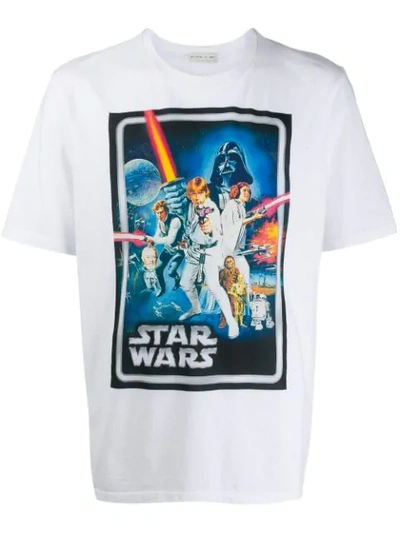 Shop Etro Star Wars Print T-shirt In Blue