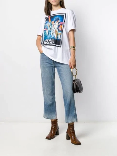 Shop Etro Star Wars Print T-shirt In Blue