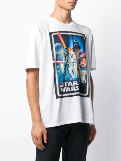 Shop Etro Star Wars Print T-shirt In Blue