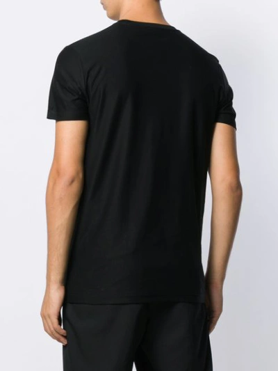 Shop Alexander Mcqueen T-shirt Mit Rosen-patch In Black