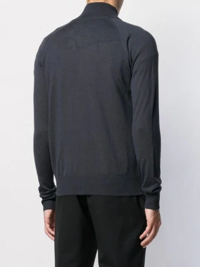 Shop Rossignol Anthelme Full Zip Sweater In Grey