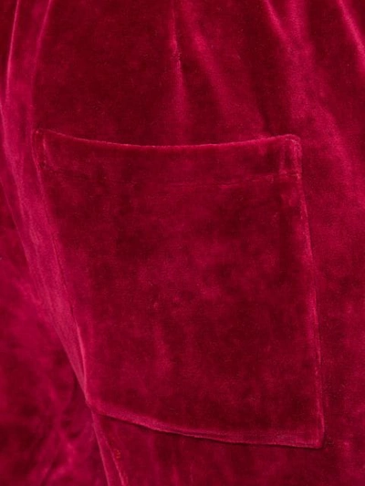 HAIDER ACKERMANN 滚边运动裤 - 红色
