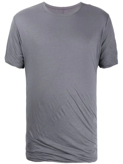 Rick Owens Double Layer T In Grey