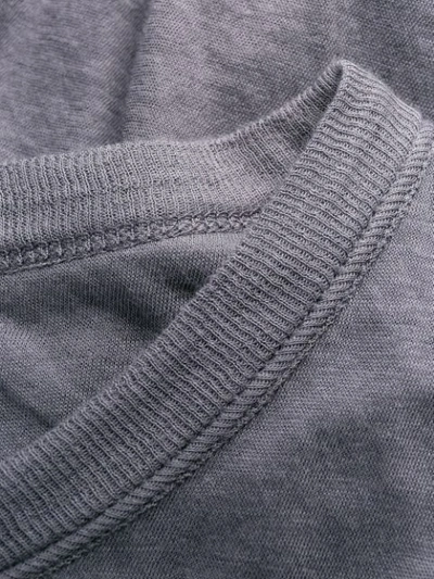 Shop Rick Owens Double Layer T In Grey