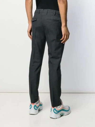 Shop Pt01 Skinny-fit Chinos In Grey
