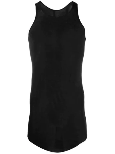 Shop Rick Owens Larry Off-the-runway Tank Top In Black