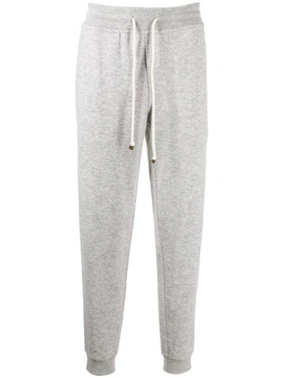 Brunello Cucinelli Classic Track Pants In C5794 Grey