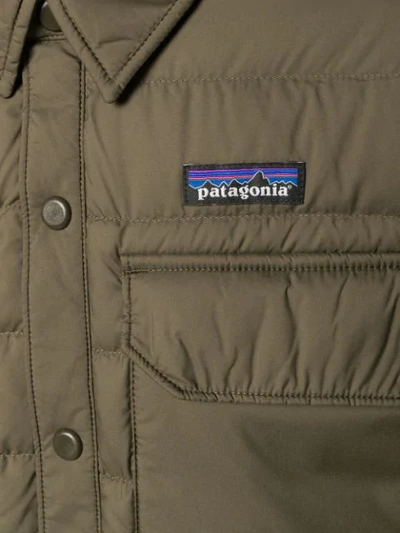 Shop Patagonia Padded Jacket In Ldbr Green