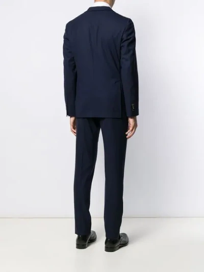 Shop Boglioli Tailored Suit Jacket And Trousers In 0786 Blue