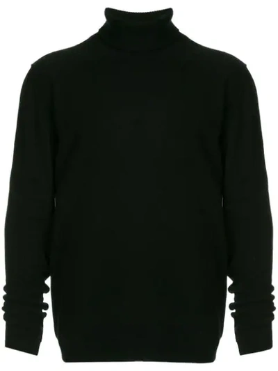 Shop Isabel Benenato Fine Knit Turtleneck Sweater - Black