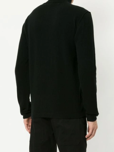 Shop Isabel Benenato Fine Knit Turtleneck Sweater - Black