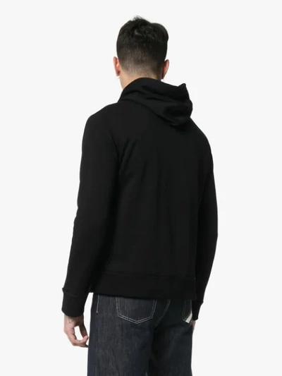 Shop Valentino Vltn Print Hoodie In Black