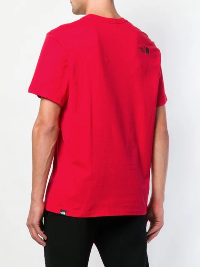 Shop The North Face Logo T In Red