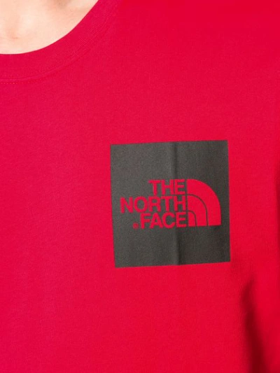 Shop The North Face Logo T In Red