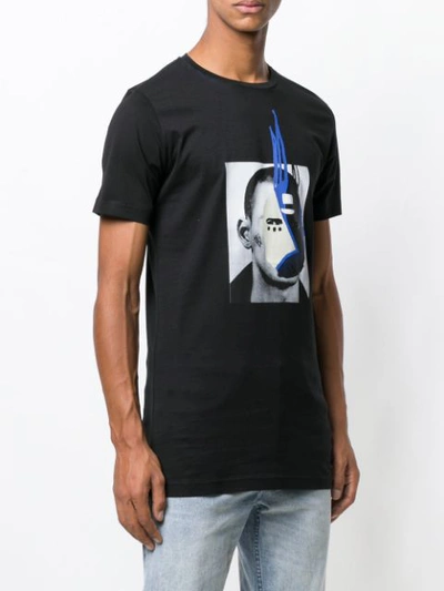 Shop Diesel Black Gold Printed T In Black