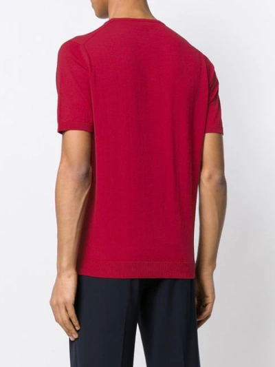 Shop Roberto Collina Knitted T In Red