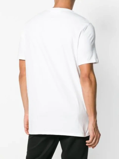 Shop Neil Barrett No Unauthorised Access T-shirt In White