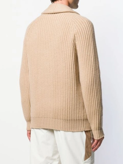 Shop Brunello Cucinelli Doppelreihiger Cardigan In Brown