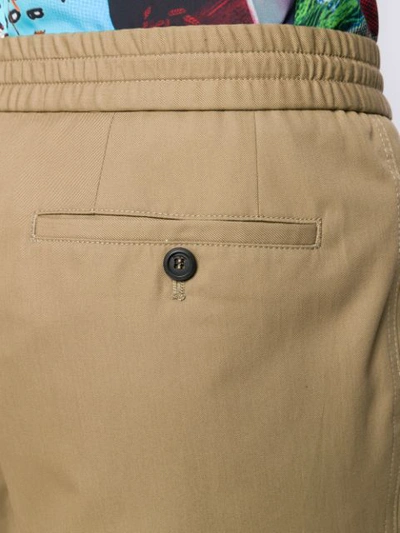 Shop Ferragamo Tapered Trousers In Neutrals