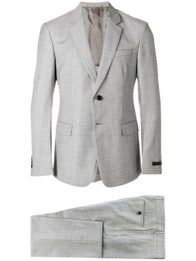 Shop Prada Two-piece Formal Suit - Grey