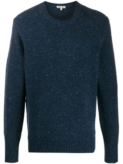 Shop Alex Mill Fleck Knit Jumper In Blue