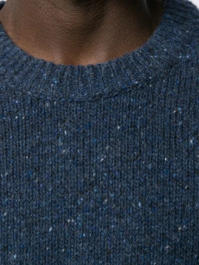 Shop Alex Mill Fleck Knit Jumper In Blue