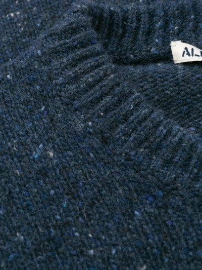 Shop Alex Mill Fleck Knit Jumper In Blue