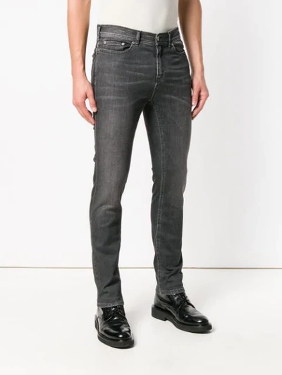 Shop Neil Barrett Skinny Jeans In Grey
