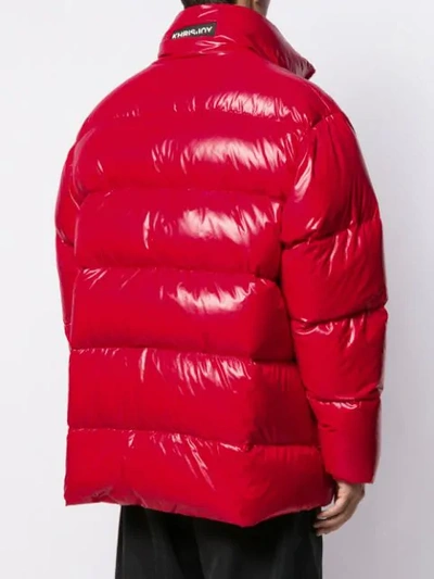 Khrisjoy Khrismen Puffer Jacket In Red