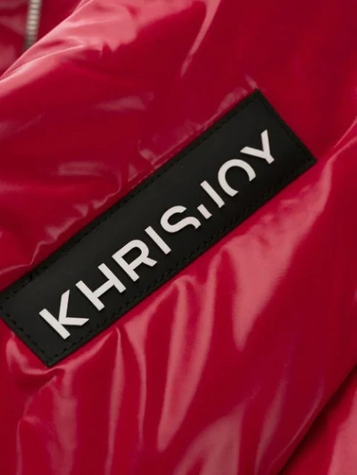 Shop Khrisjoy Loose-fit Padded Coat In Red