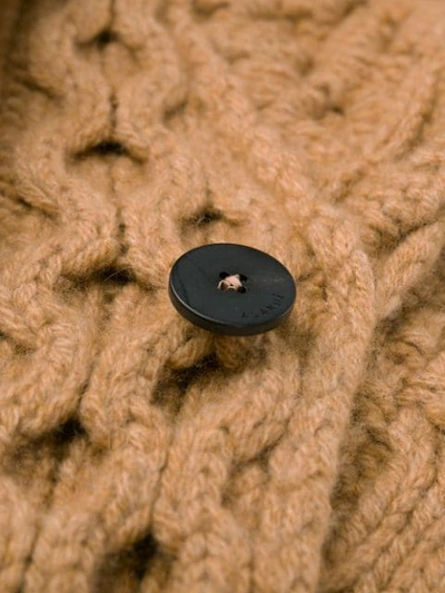 Shop Alanui Grob Gestrickter Cardigan In Brown