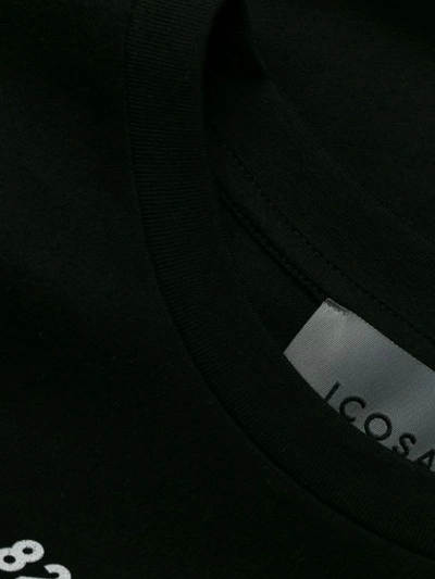Shop Icosae Lady Print T-shirt In Black
