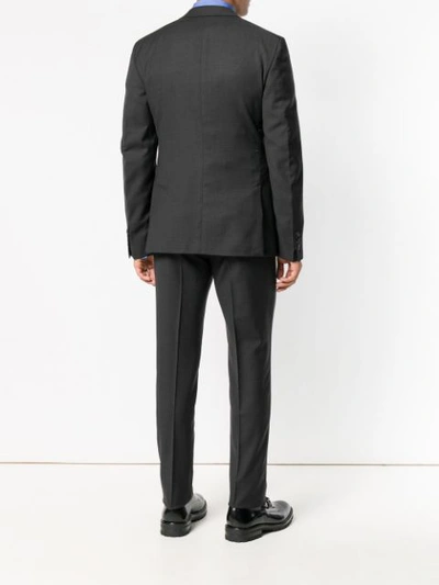 Shop Prada Single Breasted Suit - Grey