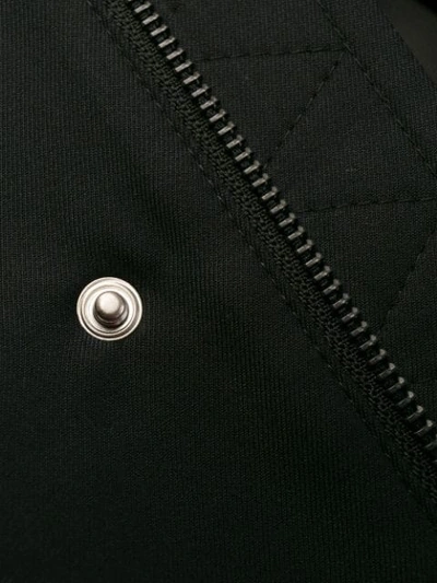 Shop Misbhv Printed Detail Coat In Black