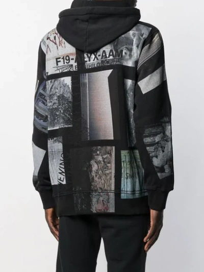 1017 ALYX 9SM ALL-OVER PRINT HOODIE - 黑色