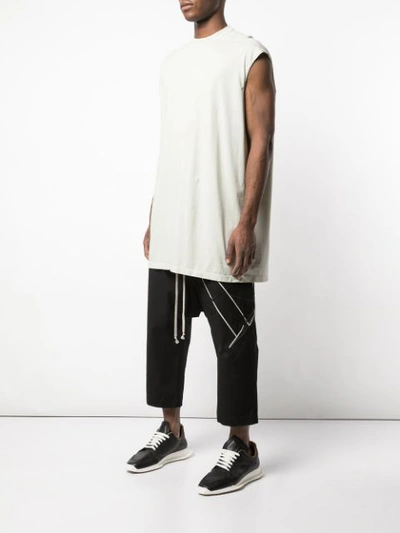 Shop Rick Owens Oversized Tank In Neutrals