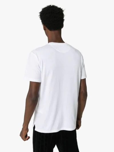 Shop Valentino 2099 Logo Print T-shirt In White