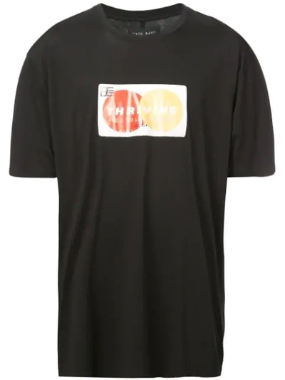 Shop Baja East Mastercard T-shirt - Black