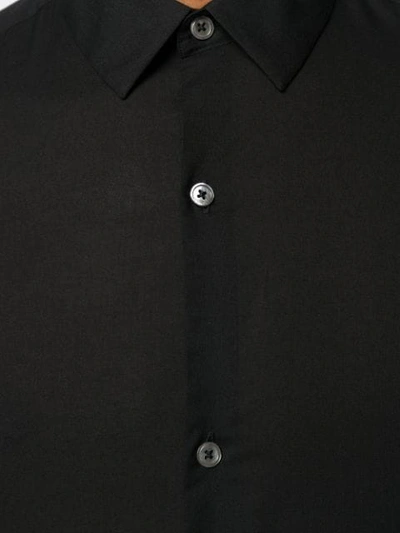 Shop Ann Demeulemeester Classic Collar Shirt In Black