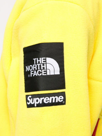 Shop Supreme Tnf Expedition Fleece Jacket In Yellow