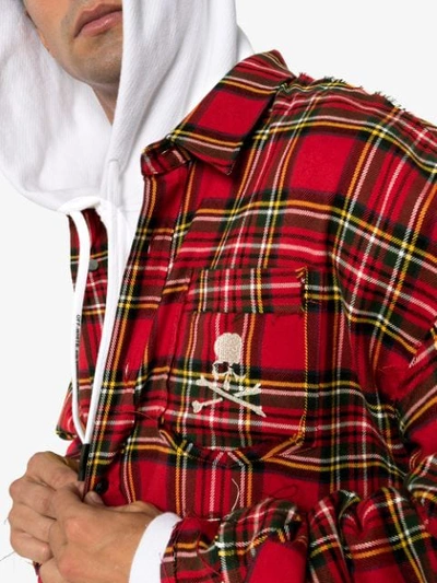 Mastermind Japan Mastermind World Reversible Red Tartan Check Shirt In Red