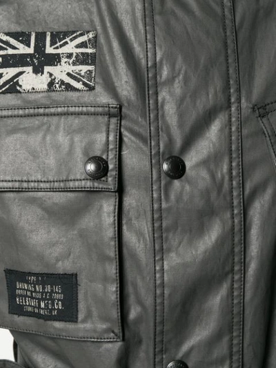 Shop Belstaff Belted Jacket - Grey