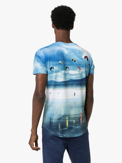 Shop Orlebar Brown Photographic Print T In Blue